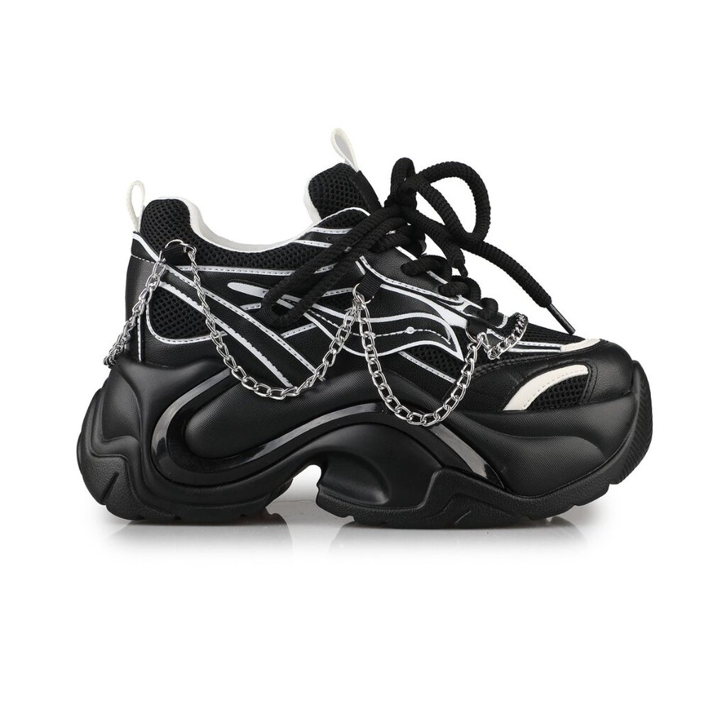 NEW ANTHONY WANG X ZDW Jupiter 10 Black Platform Sneakers